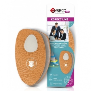 SECO Półwkładki z pelotą metatarsalną skórzane r. 35/36