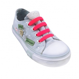 Sznurowadła silikonowe dla dzieci różowe