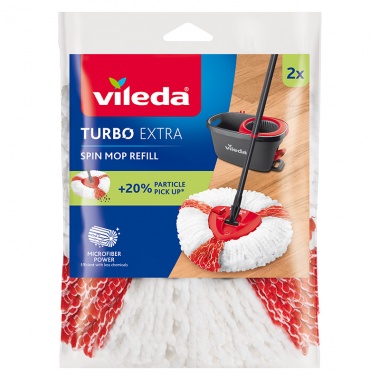 VILEDA Wkład do mopa obrotowego Vileda Turbo 2w1 2szt