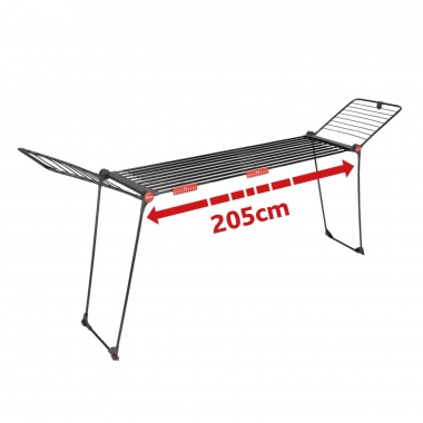 Suszarka na pranie Vileda Infinity Flex Ultimate czarna