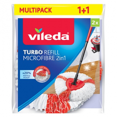 VILEDA Wkład do mopa obrotowego Vileda Turbo 2w1 2szt