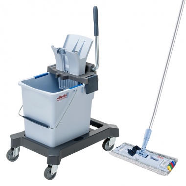 Vileda Professional Wózek do sprzątania Ultraspeed Starter Kit Single Bucket 25l r-Microlite MAX z kijem