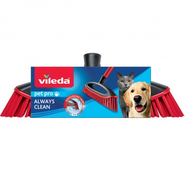 Szczotka do zamiatania sierści i włosów Always Clean Vileda Pet Pro bez drążka